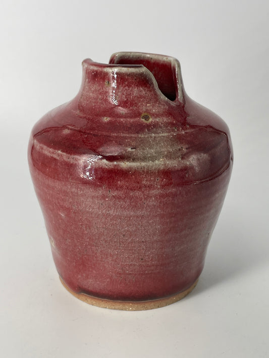 Red vase - small