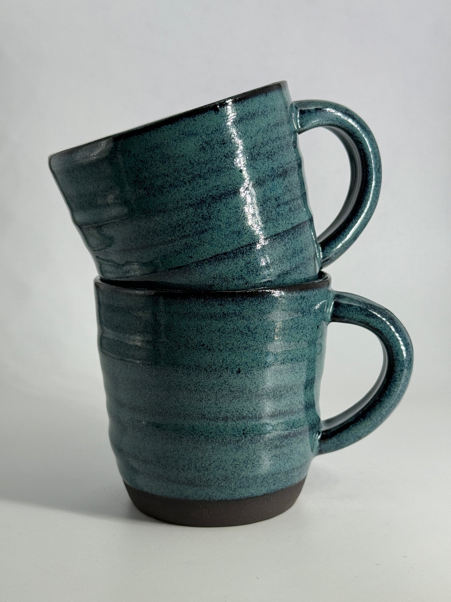 2 blue mugs - large/12oz