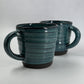 2 blue mugs - large/12oz