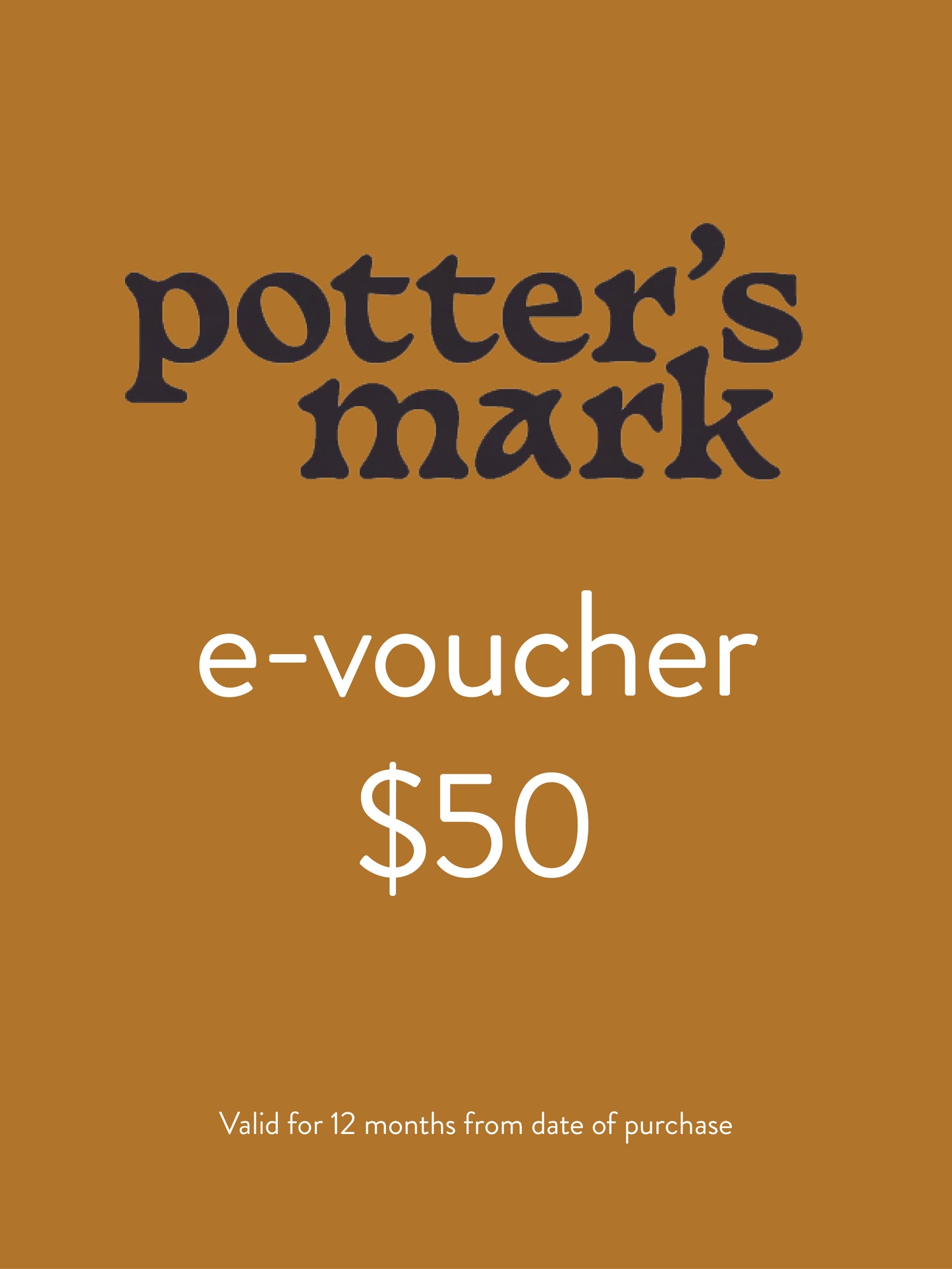 Potters Mark e-voucher