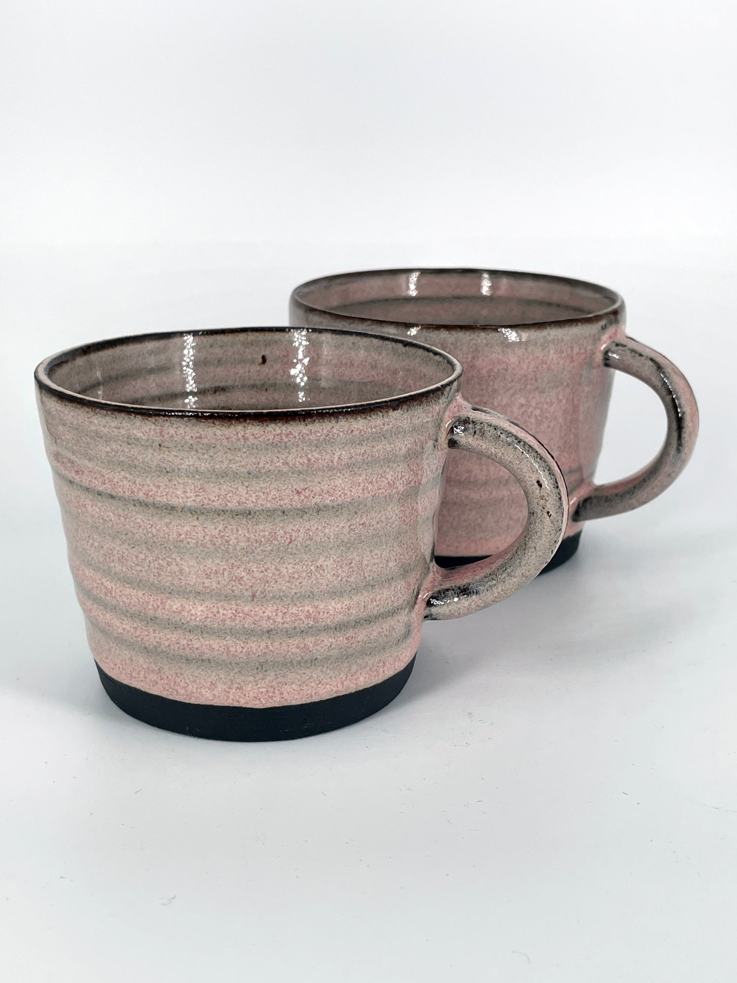 2 pink mugs - medium/8oz