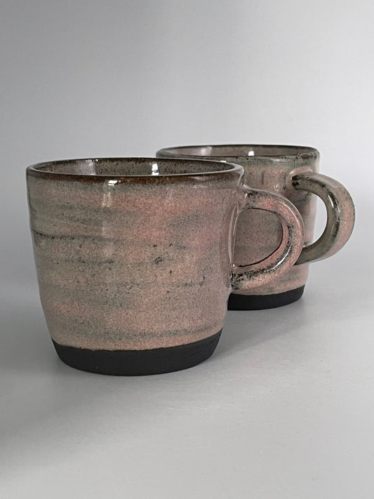 2 pink mugs - Espresso/5oz