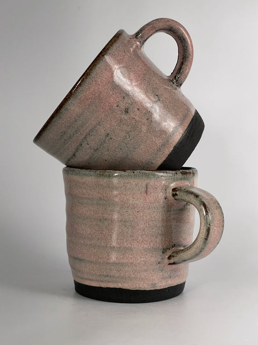 2 pink mugs - Espresso/5oz