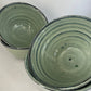 4 green soup bowls - small