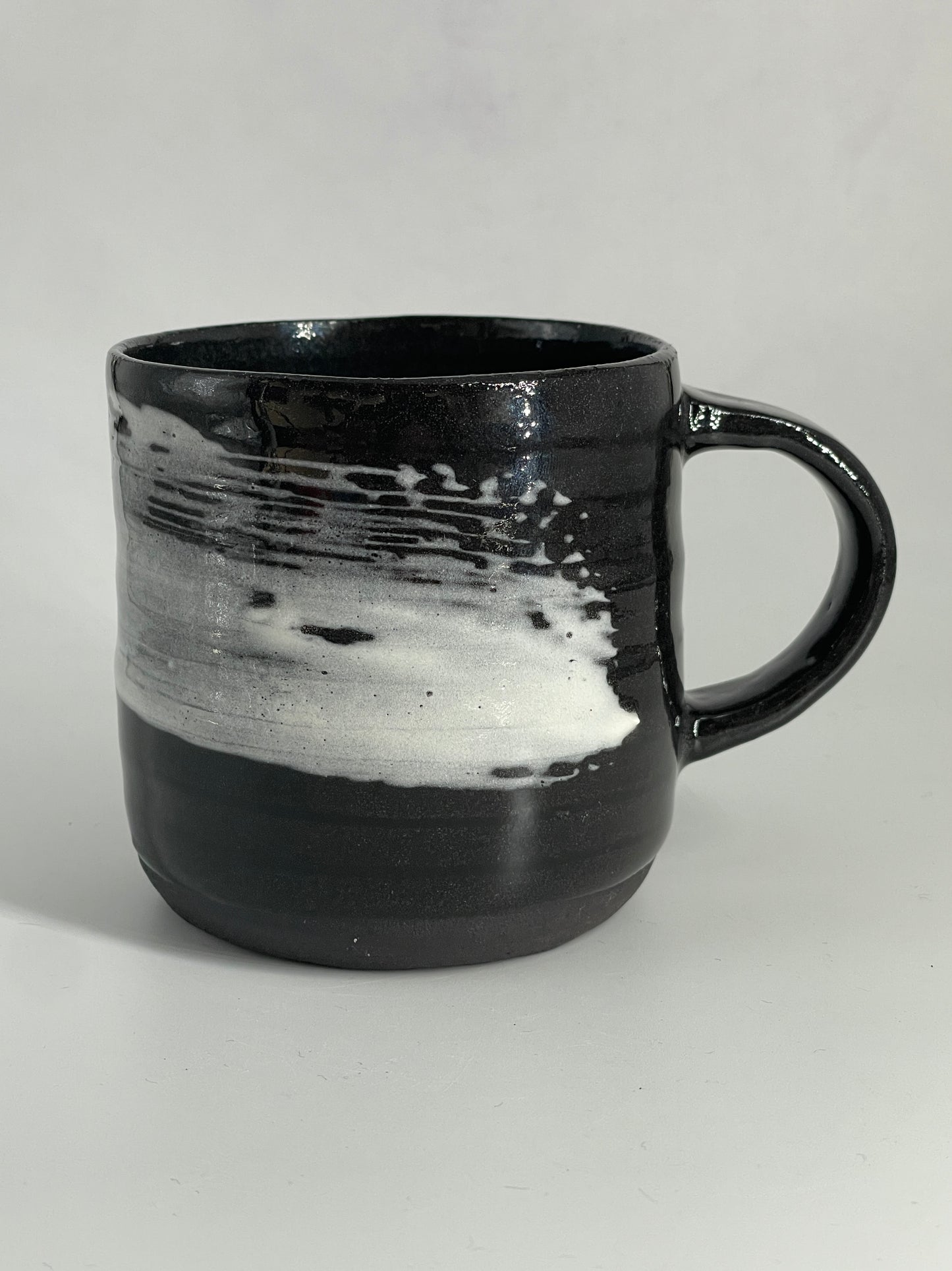 Black and white mug - medium/8oz