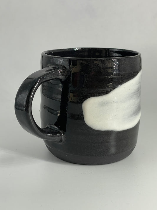 Black and white mug - medium/8oz