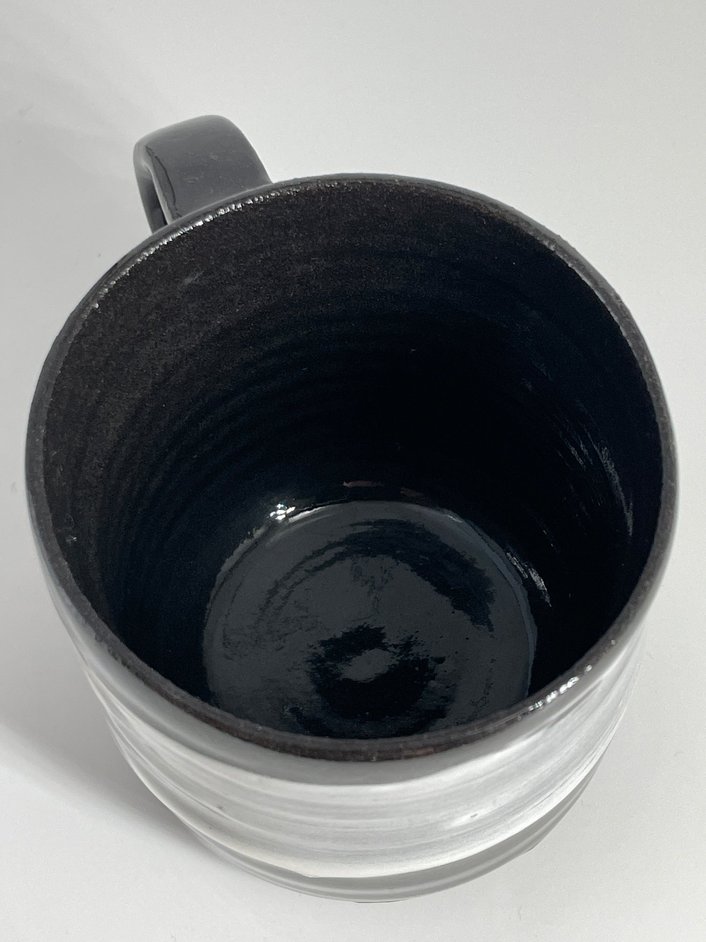 Black and white mug - medium/8oz