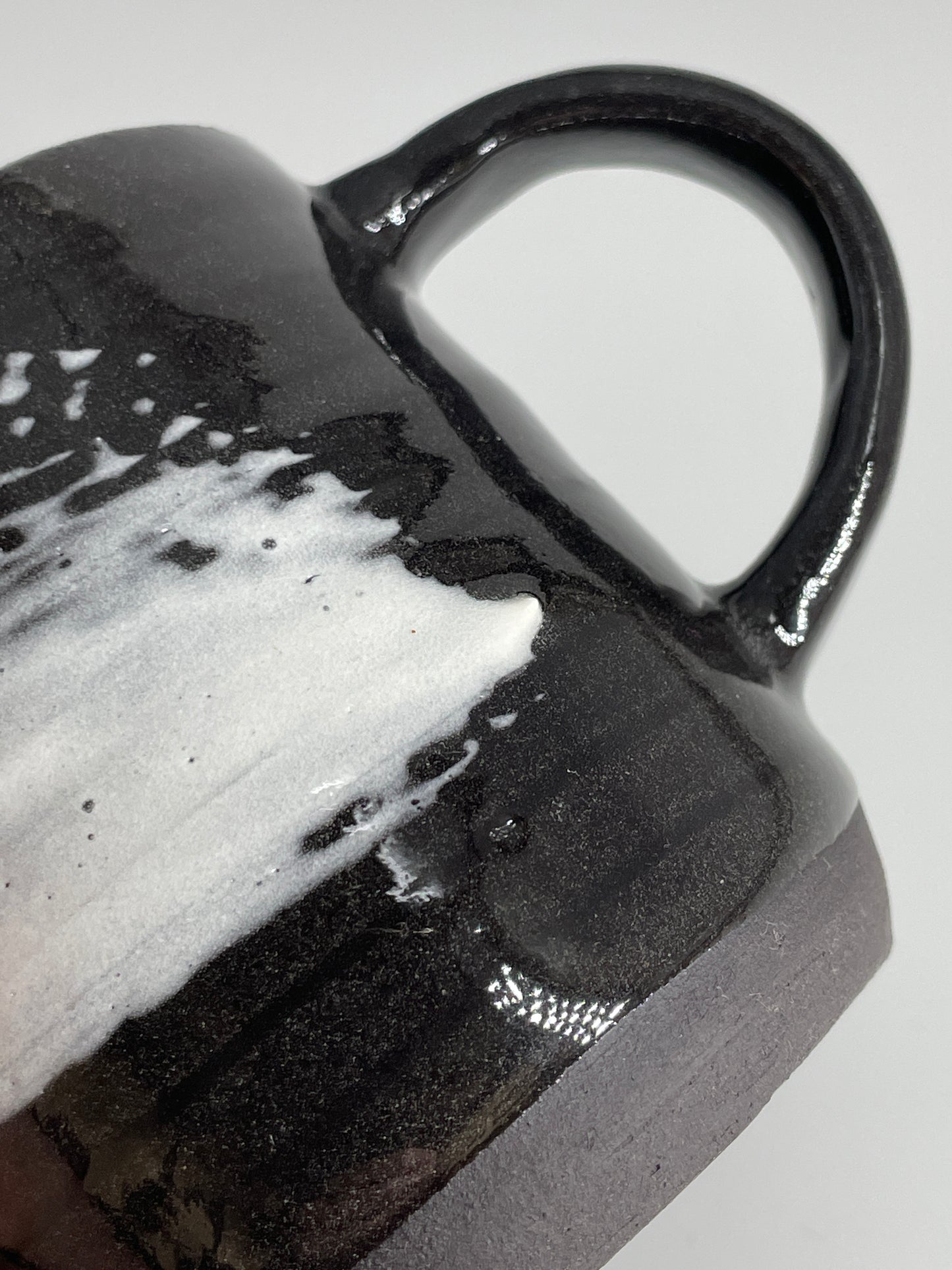 Black and white mug - medium/8oz