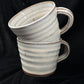 2 pinkish mugs - small/6oz