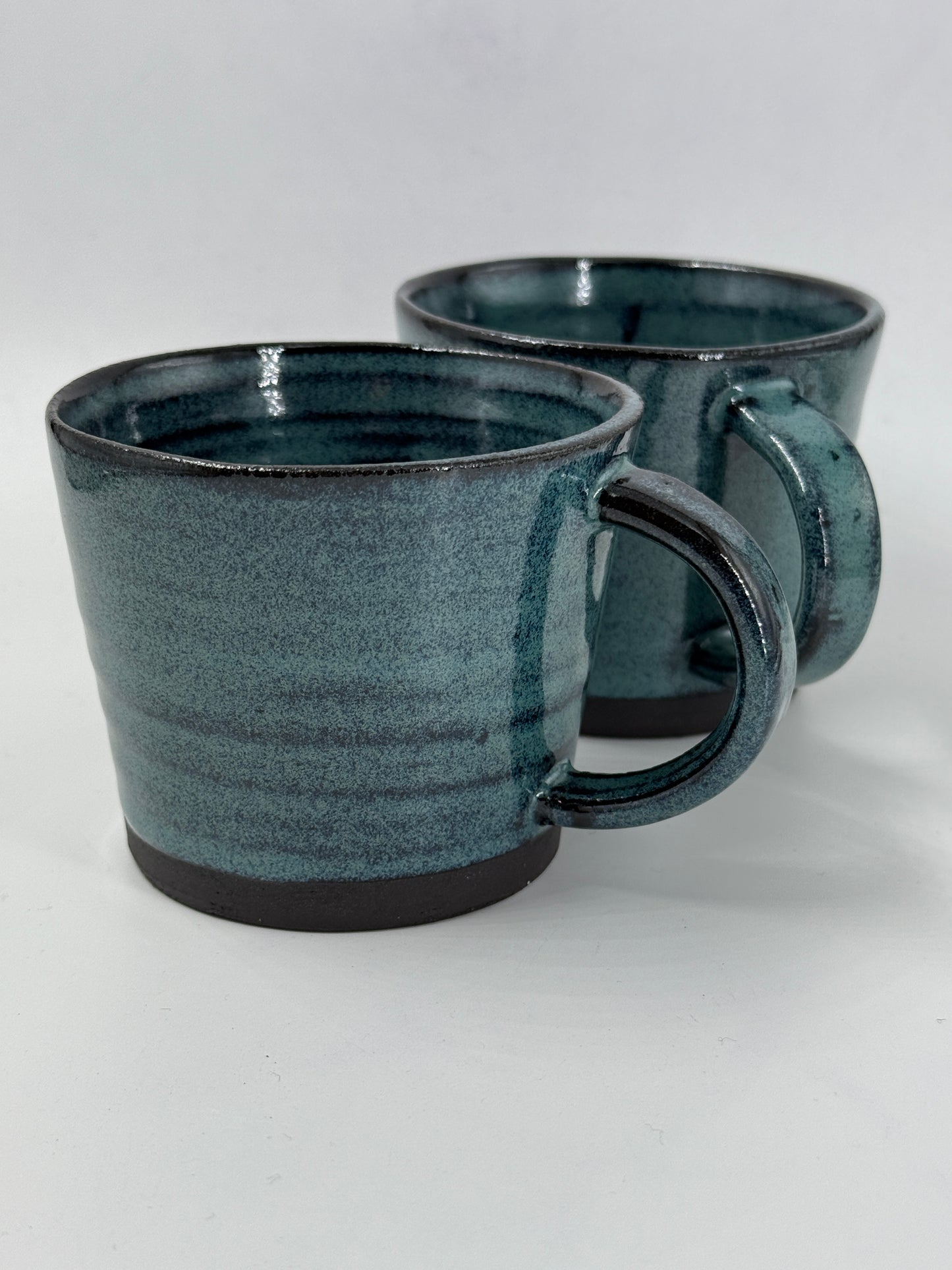 2 blue mugs - medium/8oz