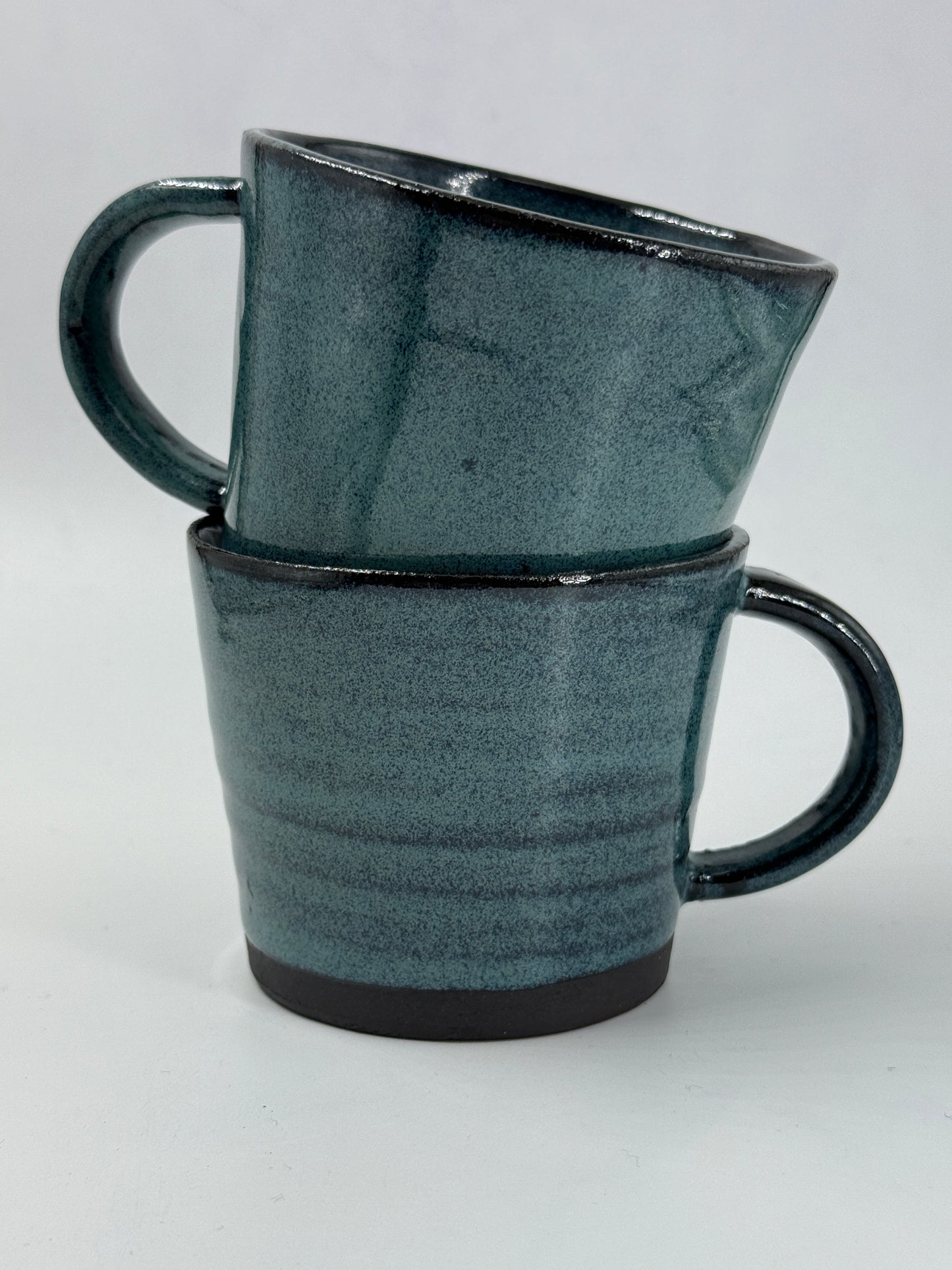 2 blue mugs - medium/8oz